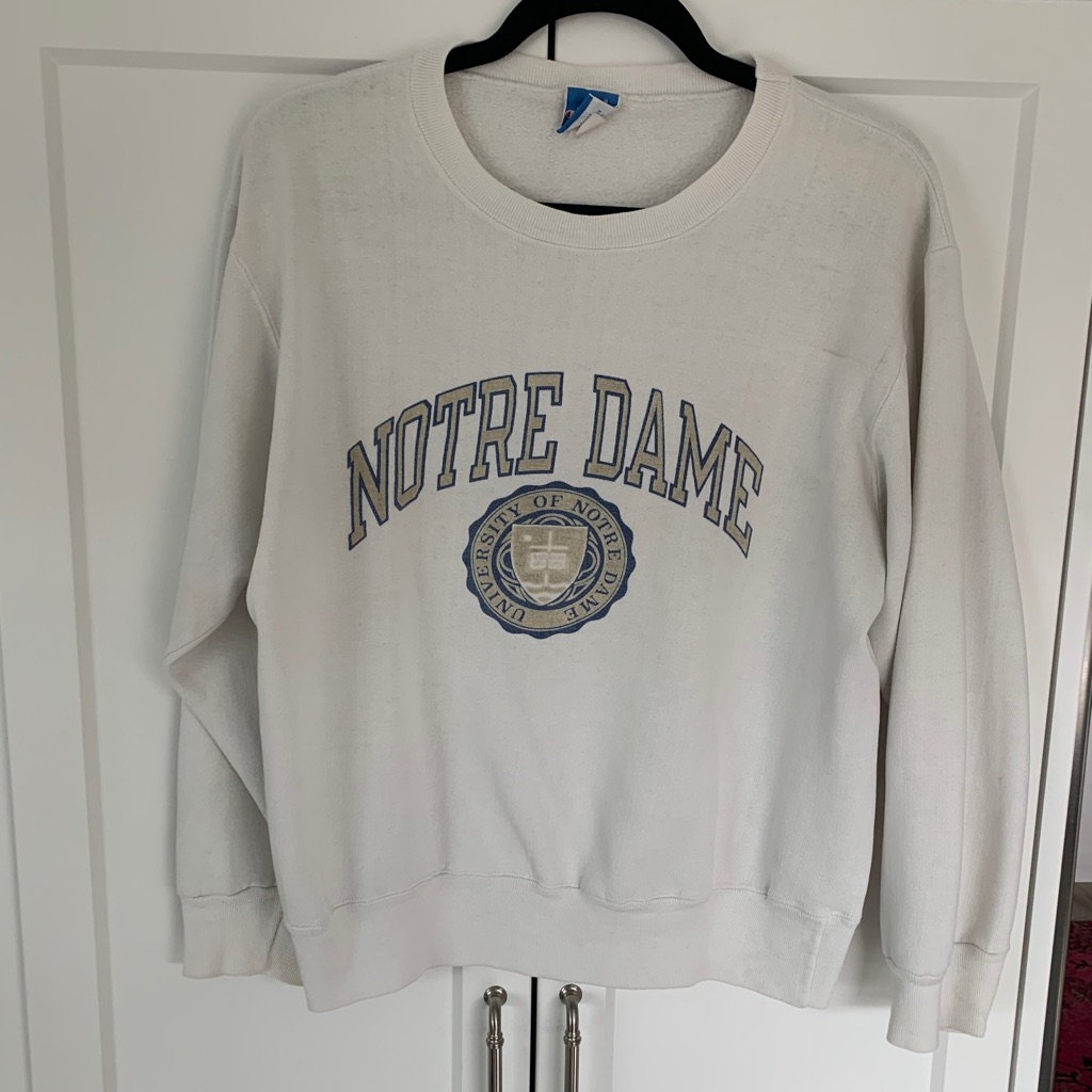 Vintage Champion Pullover Sweatshirt Norte D’ame